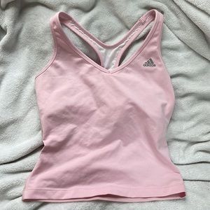 baby pink ADIDAS tank